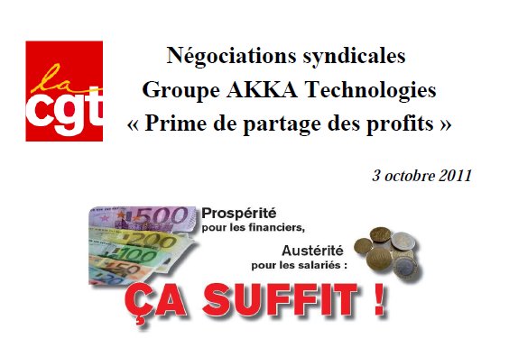  Tract CGT Groupe AKKA Technologies, 3 octobre 2011 