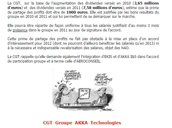  Tract CGT Groupe AKKA Technologies, 3 octobre 2011 
